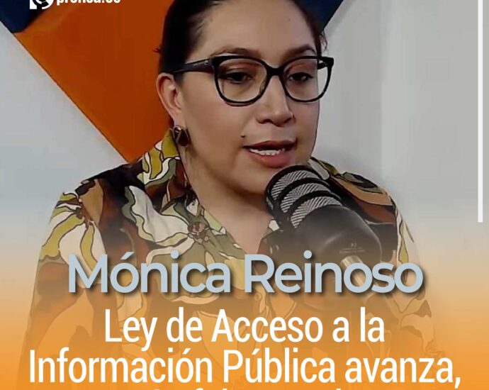 Mónica Reinoso: Ley de Acceso a la Información Pública avanza, pero aún falta camino por recorrer