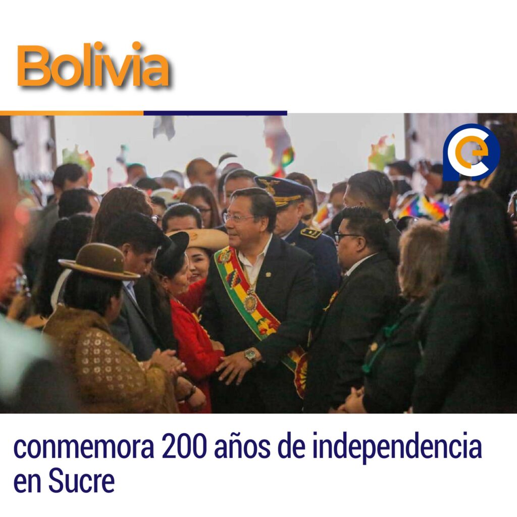 Bolivia conmemora 200 años de independencia en Sucre