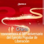 China conmemora el 98º aniversario del Ejército Popular de Liberación