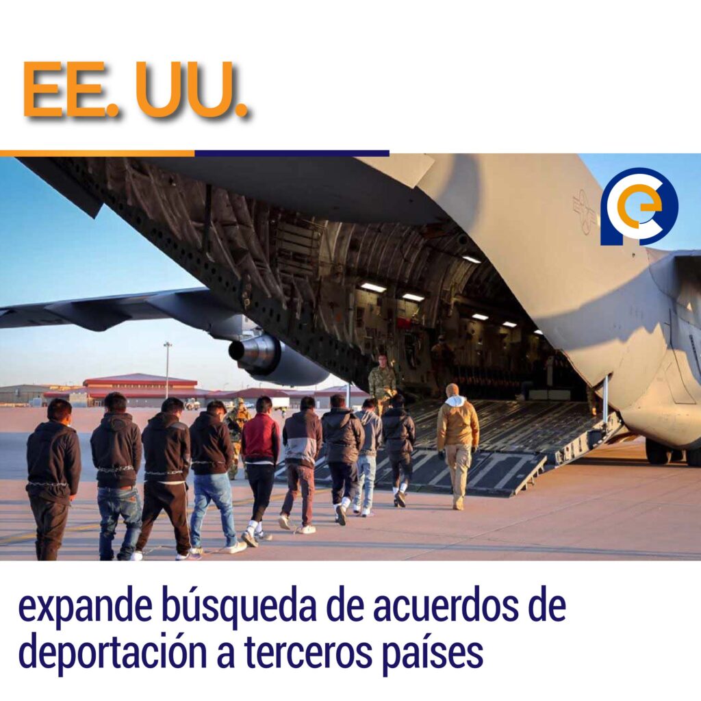 EE. UU. expande búsqueda de acuerdos de deportación a terceros países