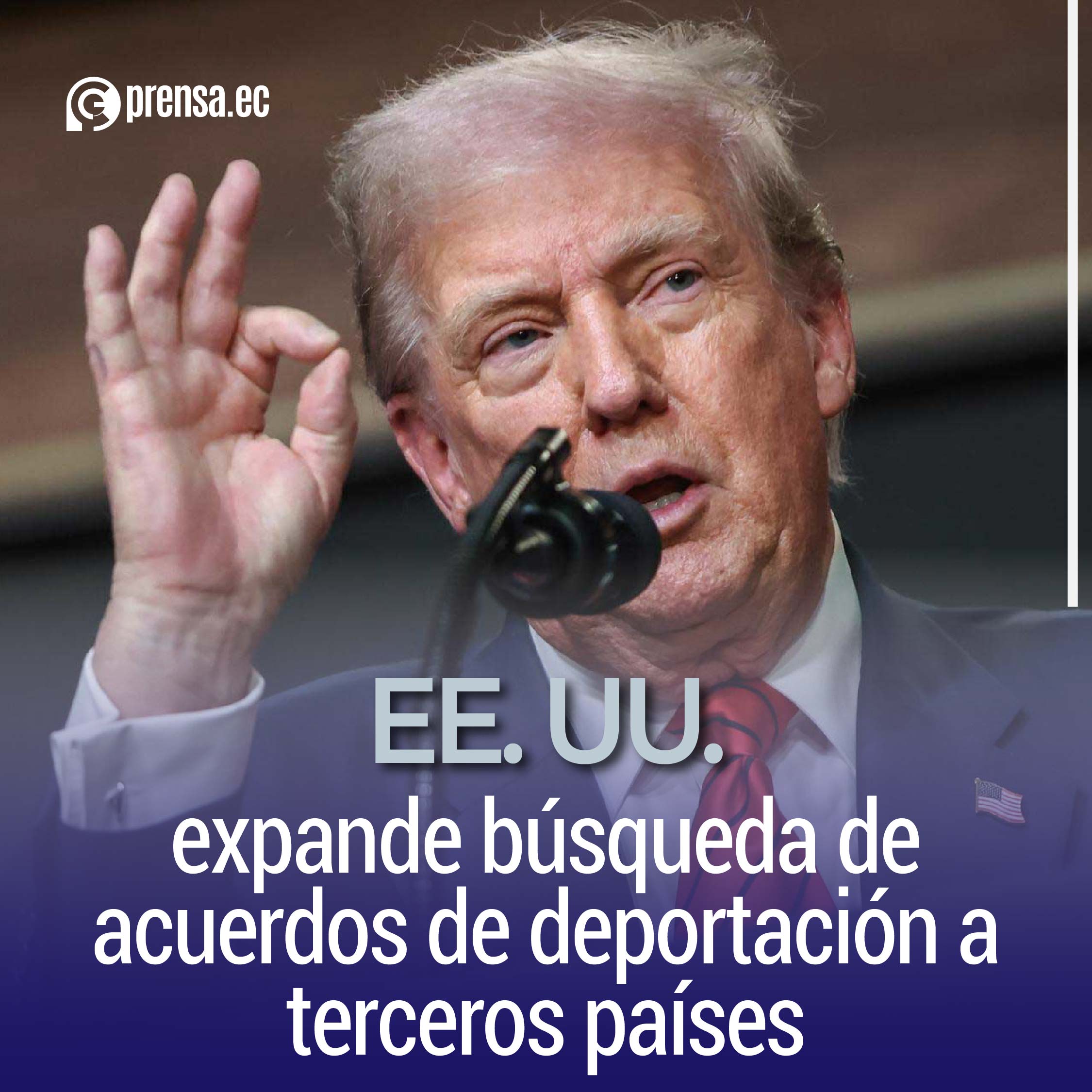 EE. UU. expande búsqueda de acuerdos de deportación a terceros países