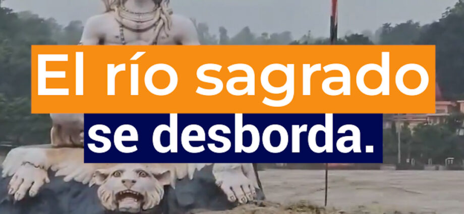 Inundaciones en el río Ganges afectan a miles en el norte de India