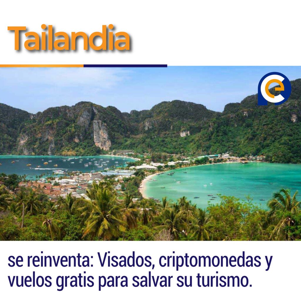 Tailandia se reinventa: Visados, criptomonedas y vuelos gratis para salvar su turismo.