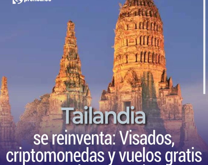 Tailandia se reinventa: Visados, criptomonedas y vuelos gratis para salvar su turismo.