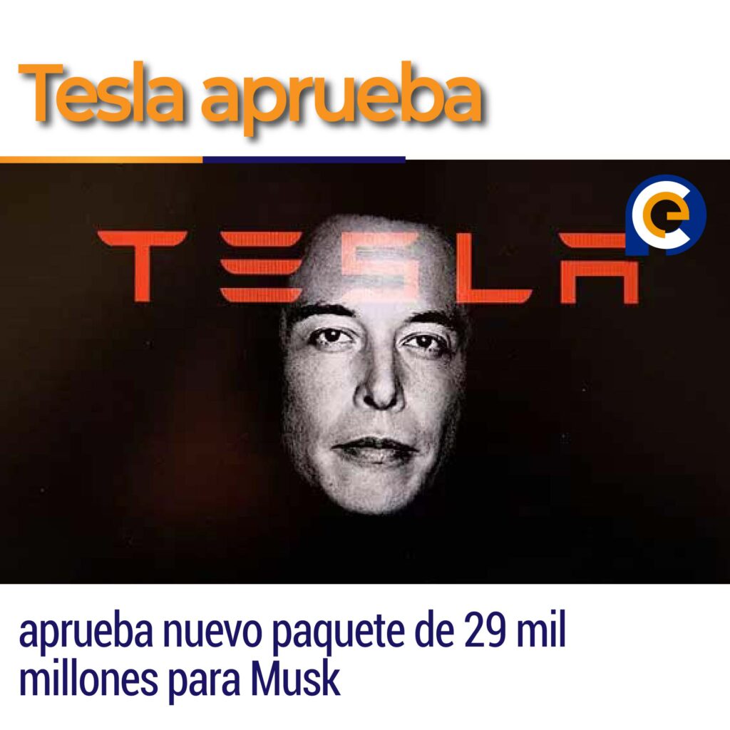 Tesla aprueba nuevo paquete de 29 mil millones para Musk