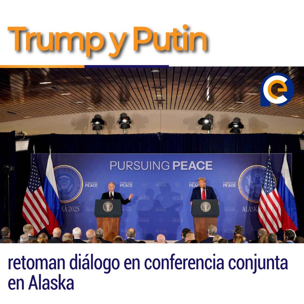 Trump y Putin retoman diálogo en conferencia conjunta en Alaska
