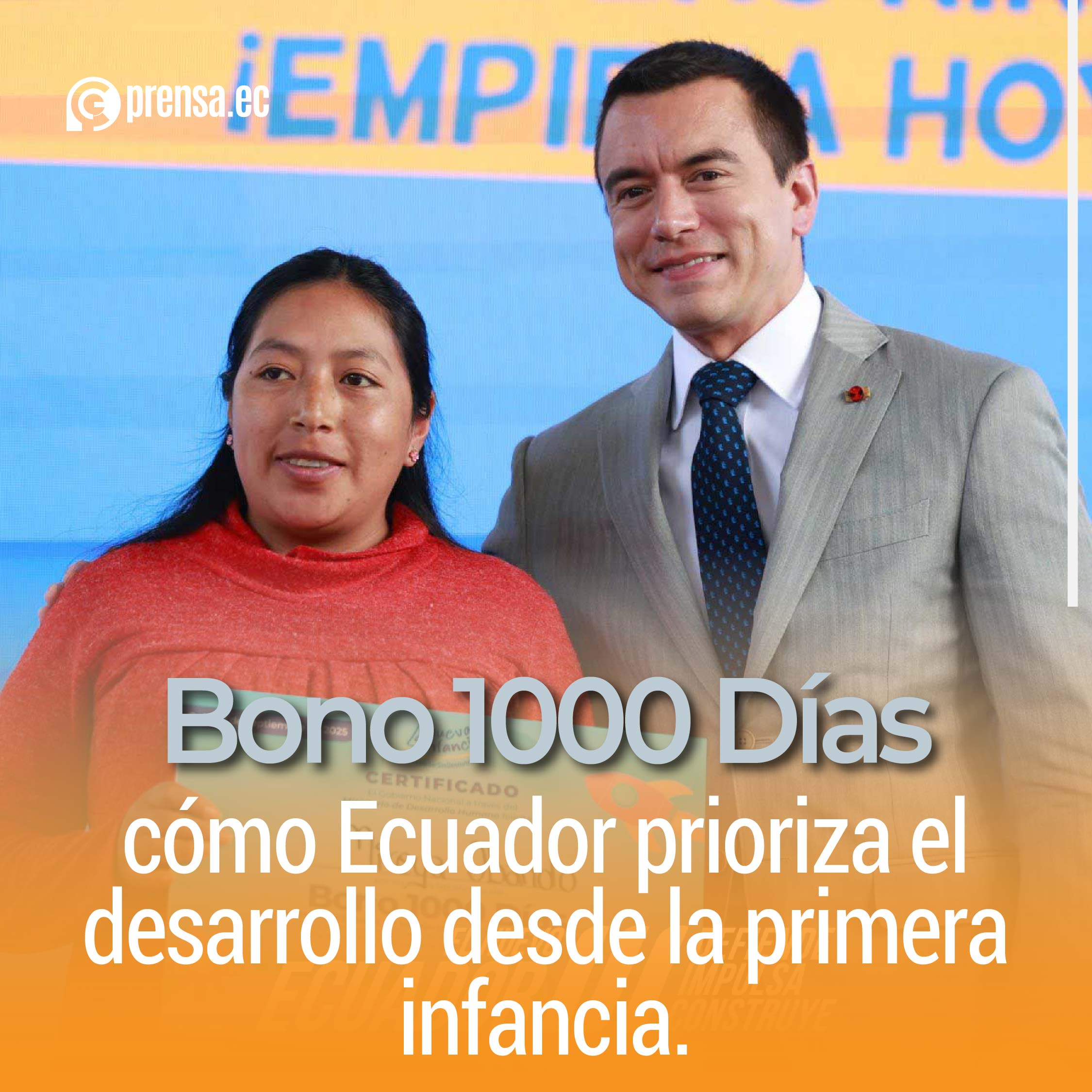 Bono 1000 Días: cómo Ecuador prioriza el desarrollo desde la primera infancia.