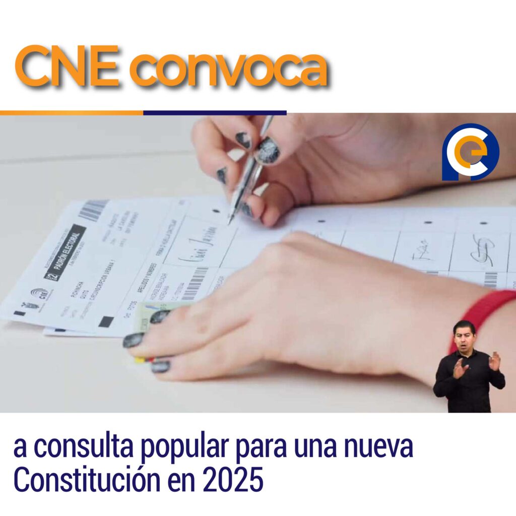 CNE convoca a consulta popular y referéndum para el 16 de noviembre