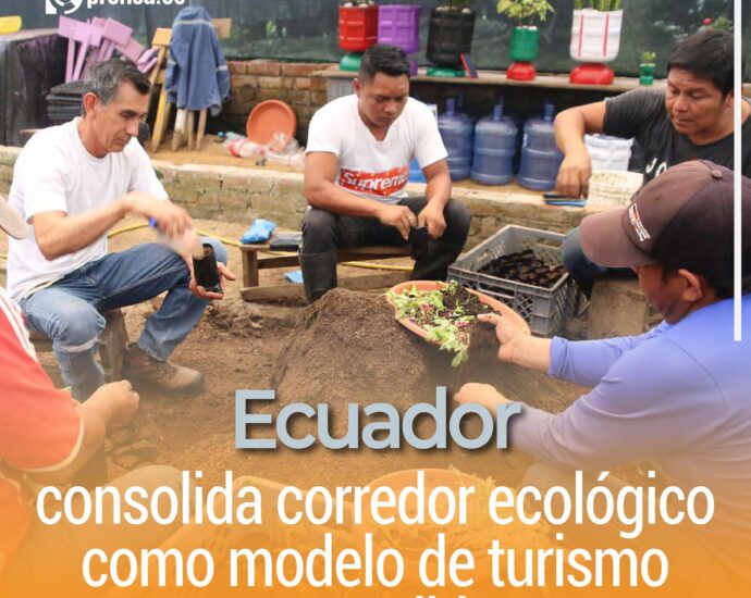 Ecuador consolida corredor ecológico como modelo de turismo sostenible