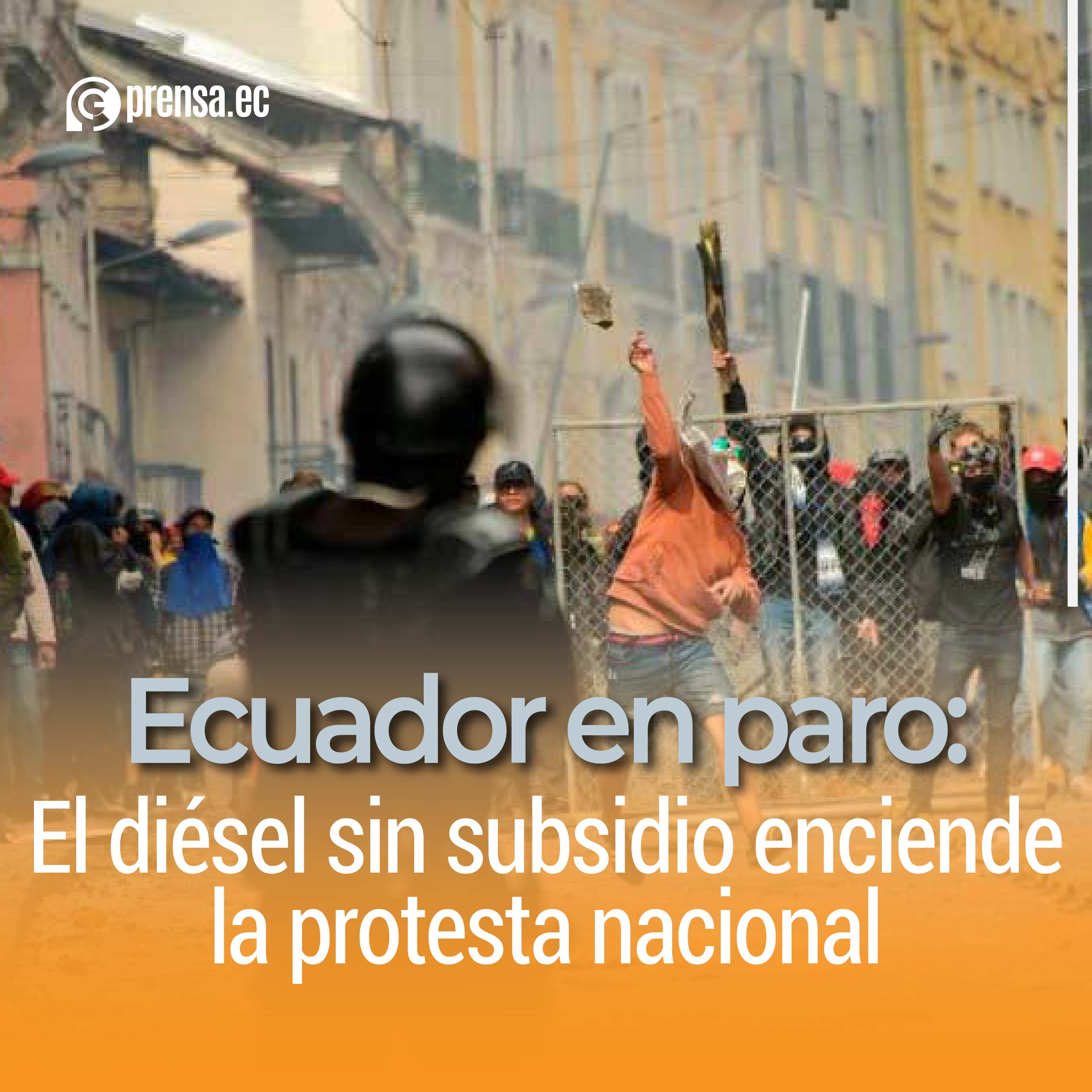 Ecuador en paro: el diésel sin subsidio enciende la protesta nacional