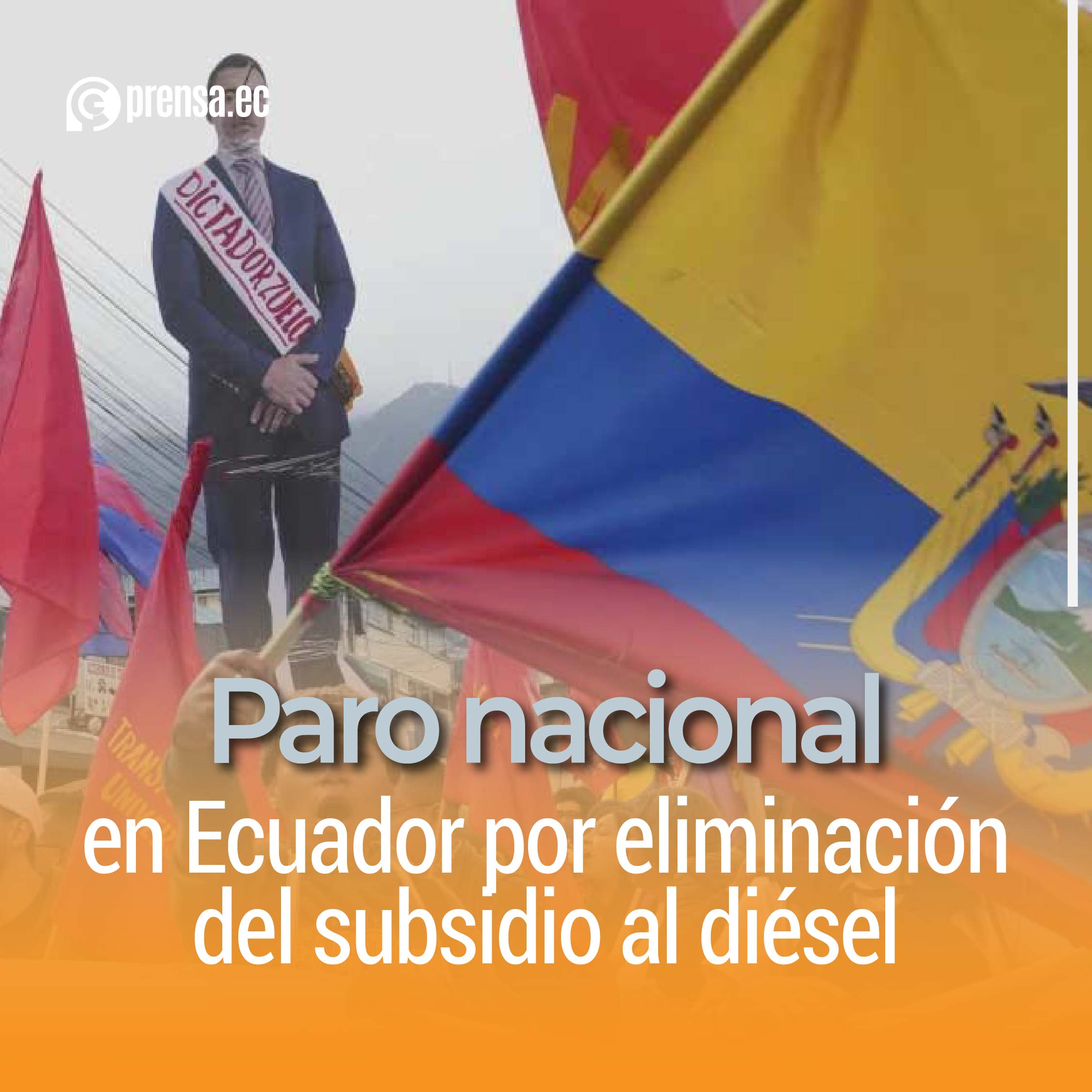 Paro nacional en Ecuador por eliminación del subsidio al diésel