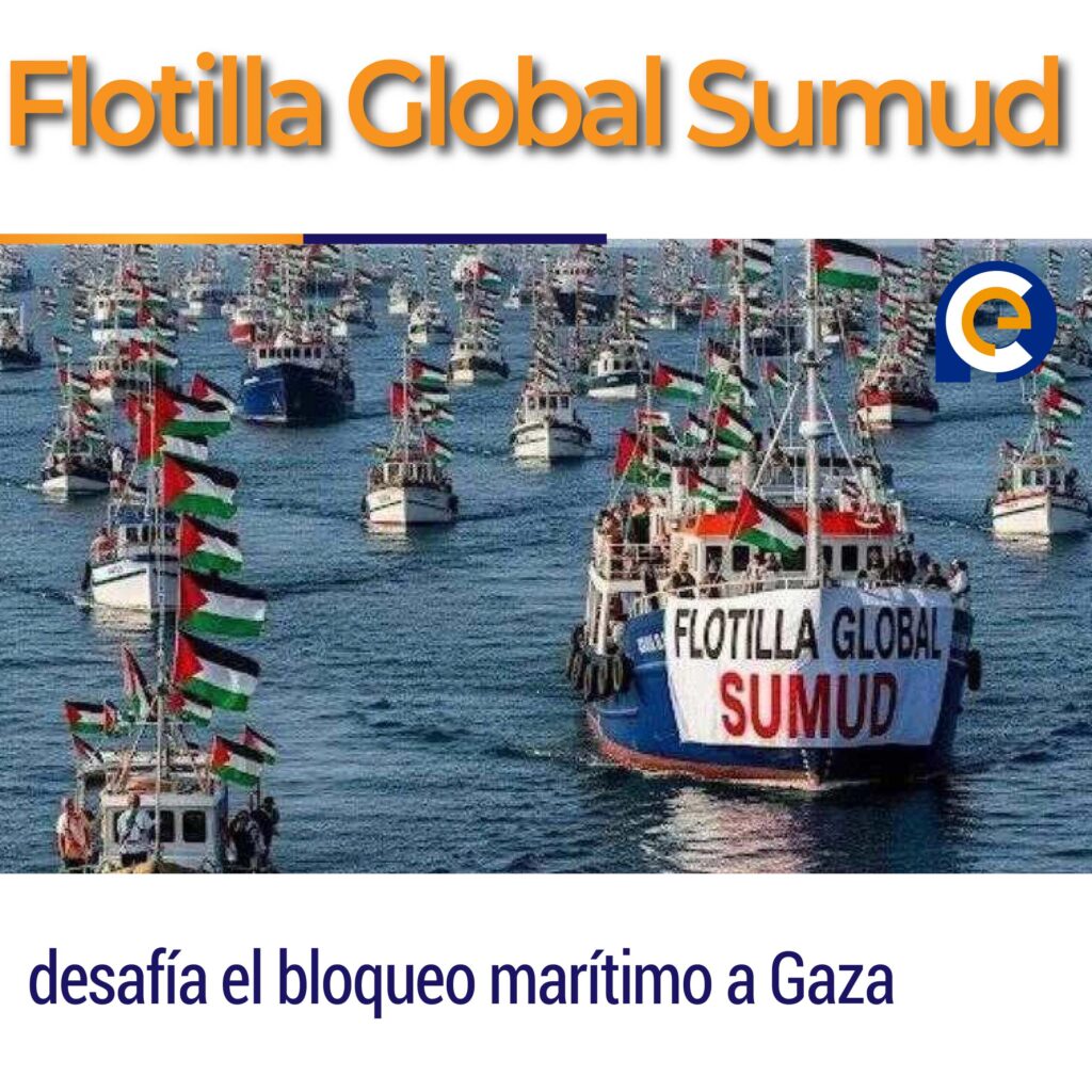 Flotilla Global Sumud desafía el bloqueo marítimo a Gaza