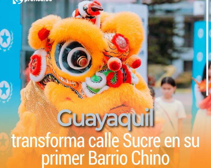 Guayaquil transforma calle Sucre en su primer Barrio Chino