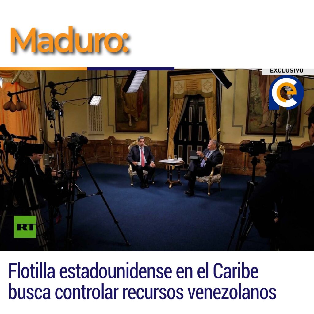 Maduro: Flotilla estadounidense en el Caribe busca controlar recursos venezolanos