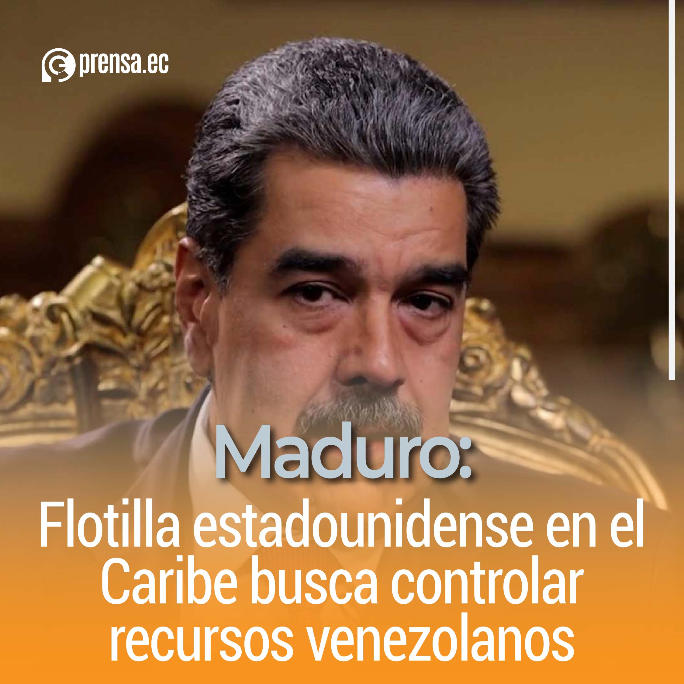 Maduro: Flotilla estadounidense en el Caribe busca controlar recursos venezolanos