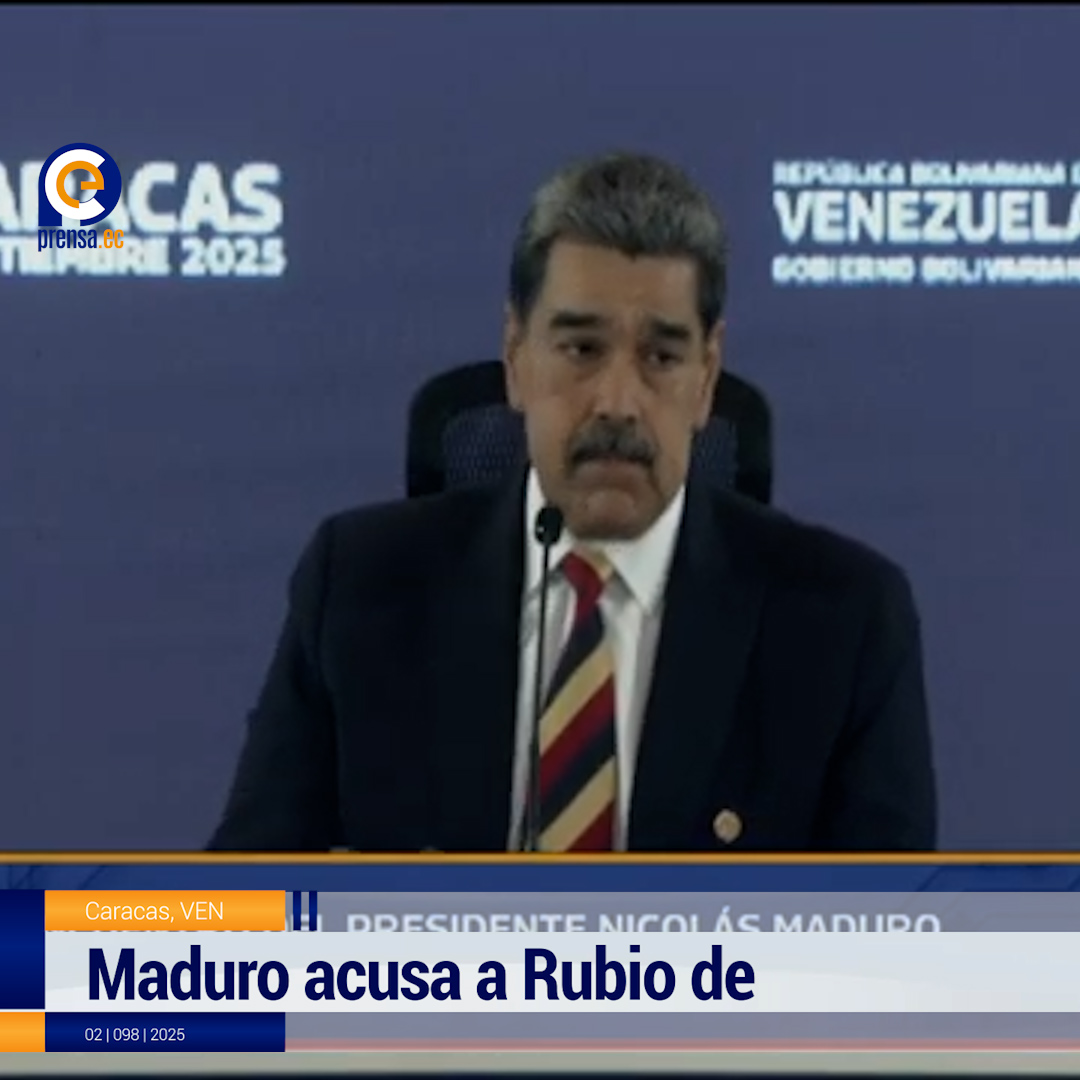 Maduro acusa a Rubio de promover gobiernos títeres en AL