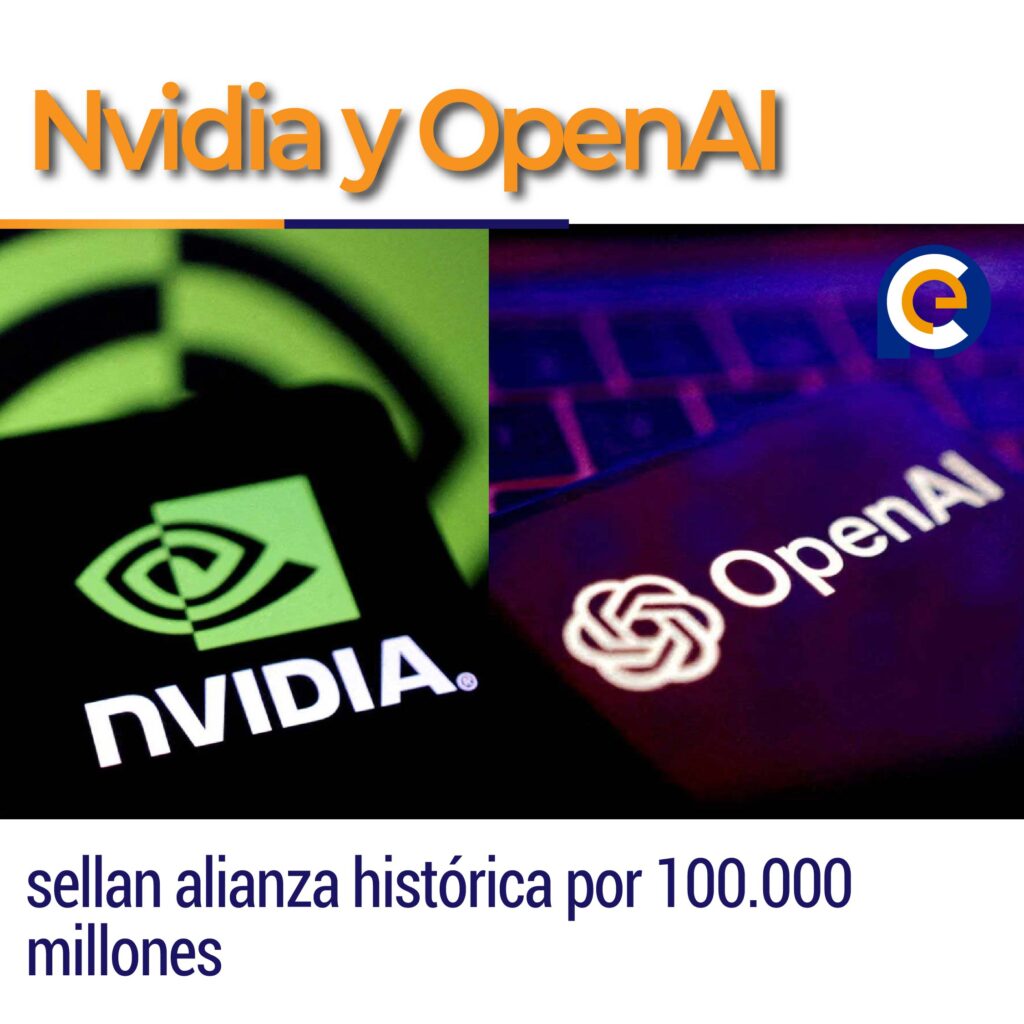 Nvidia y OpenAI sellan alianza histórica por 100.000 millones