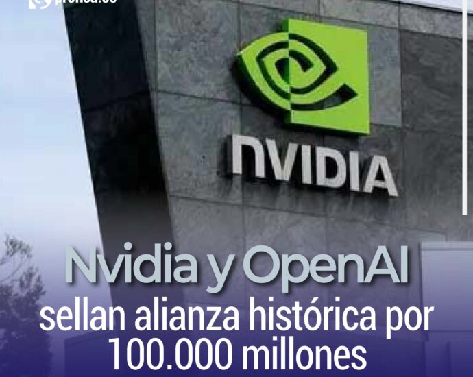 Nvidia y OpenAI sellan alianza histórica por 100.000 millones