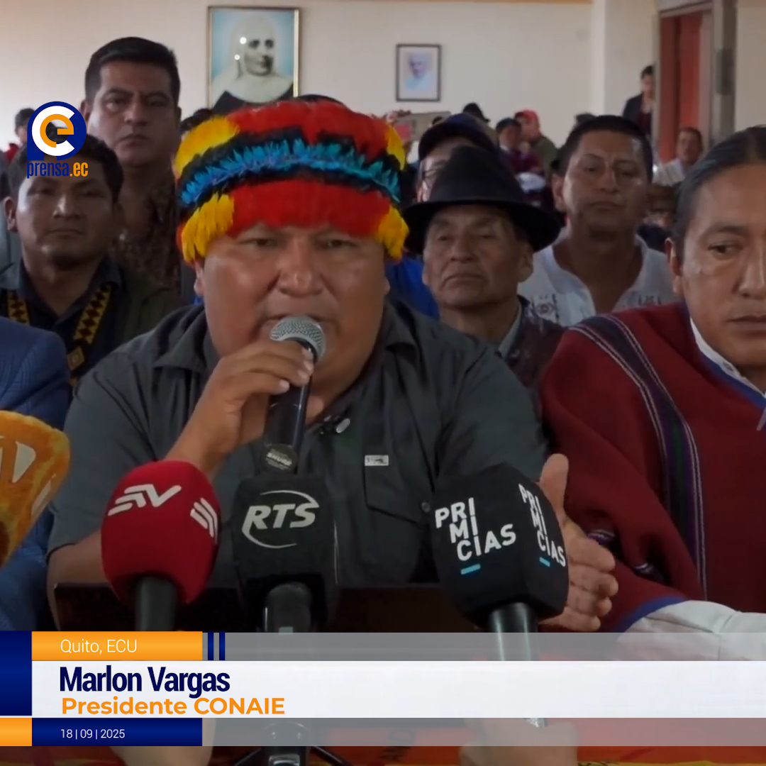 Paro nacional indefinido: pueblos indígenas contra Noboa
