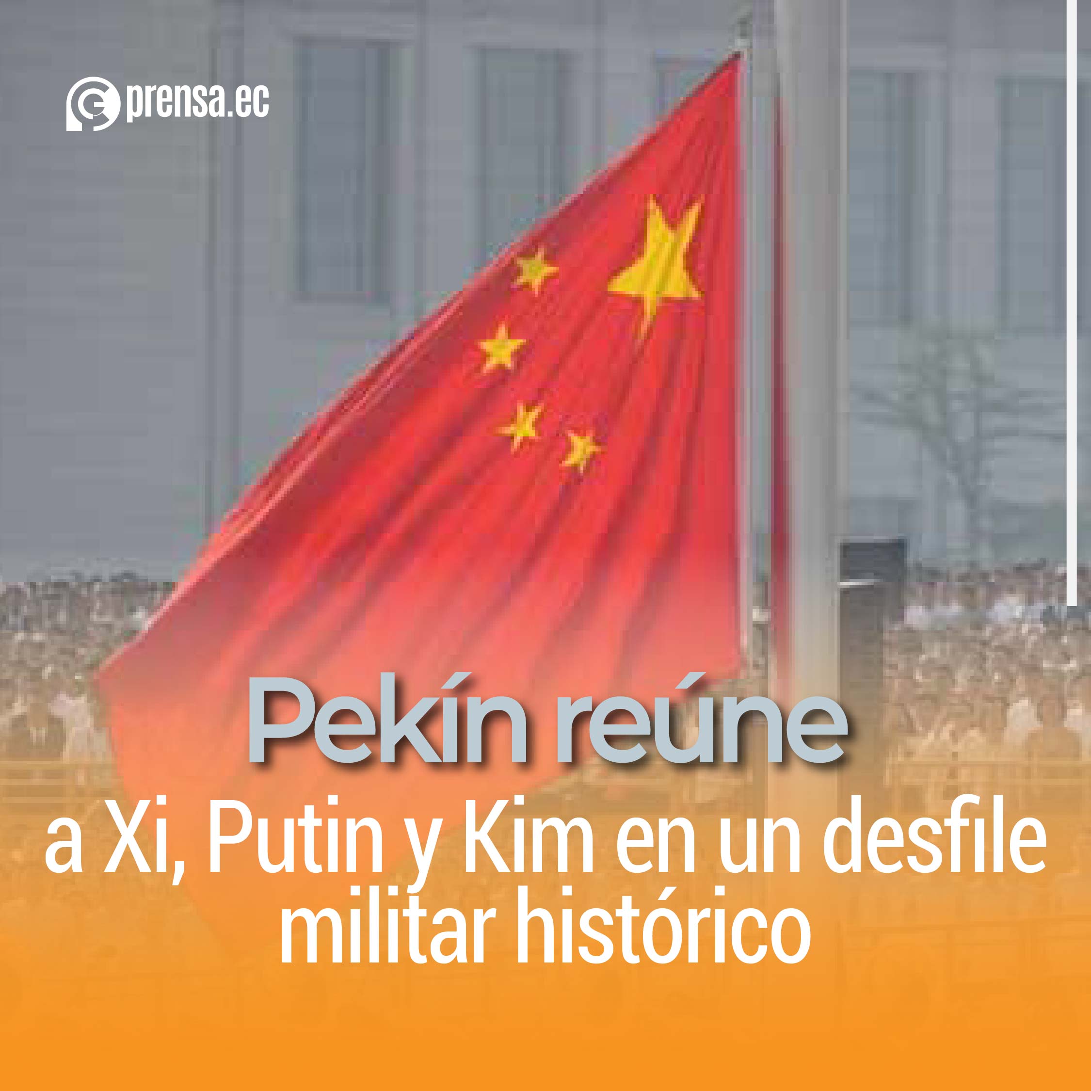 Pekín reúne a Xi, Putin y Kim en un desfile militar histórico