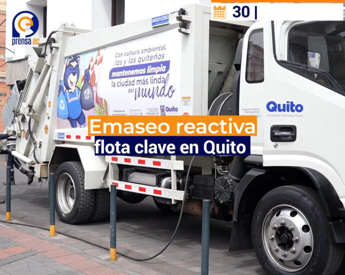 Seis camiones de Emaseo vuelven a las calles de Quito