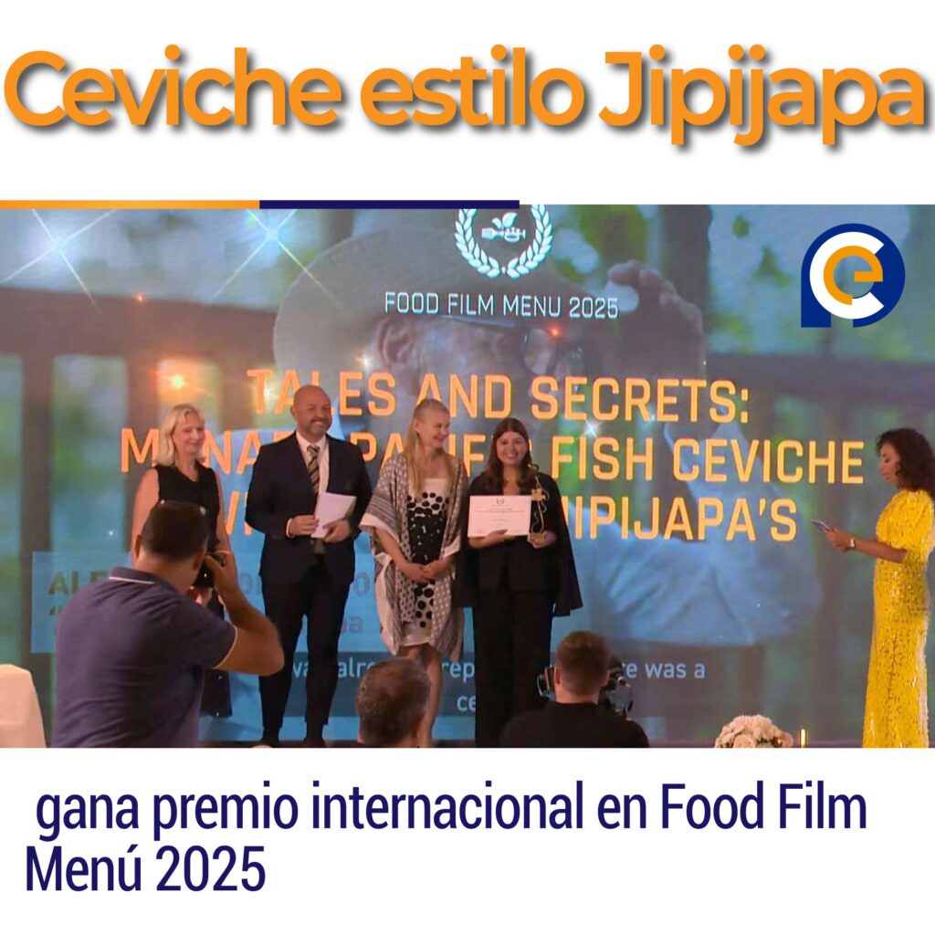 Ceviche estilo Jipijapa gana premio internacional en Food Film Menú 2025