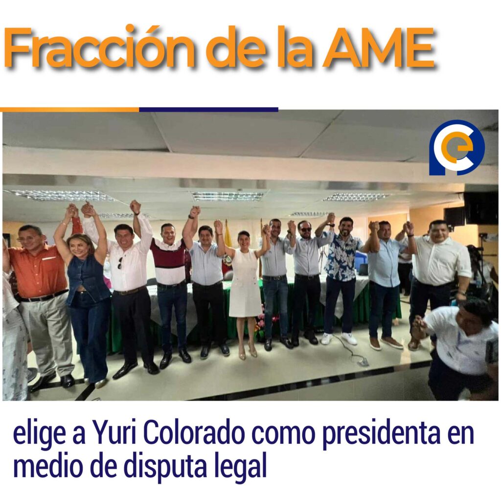 Fracción de la AME elige a Yuri Colorado como presidenta en medio de disputa legal
