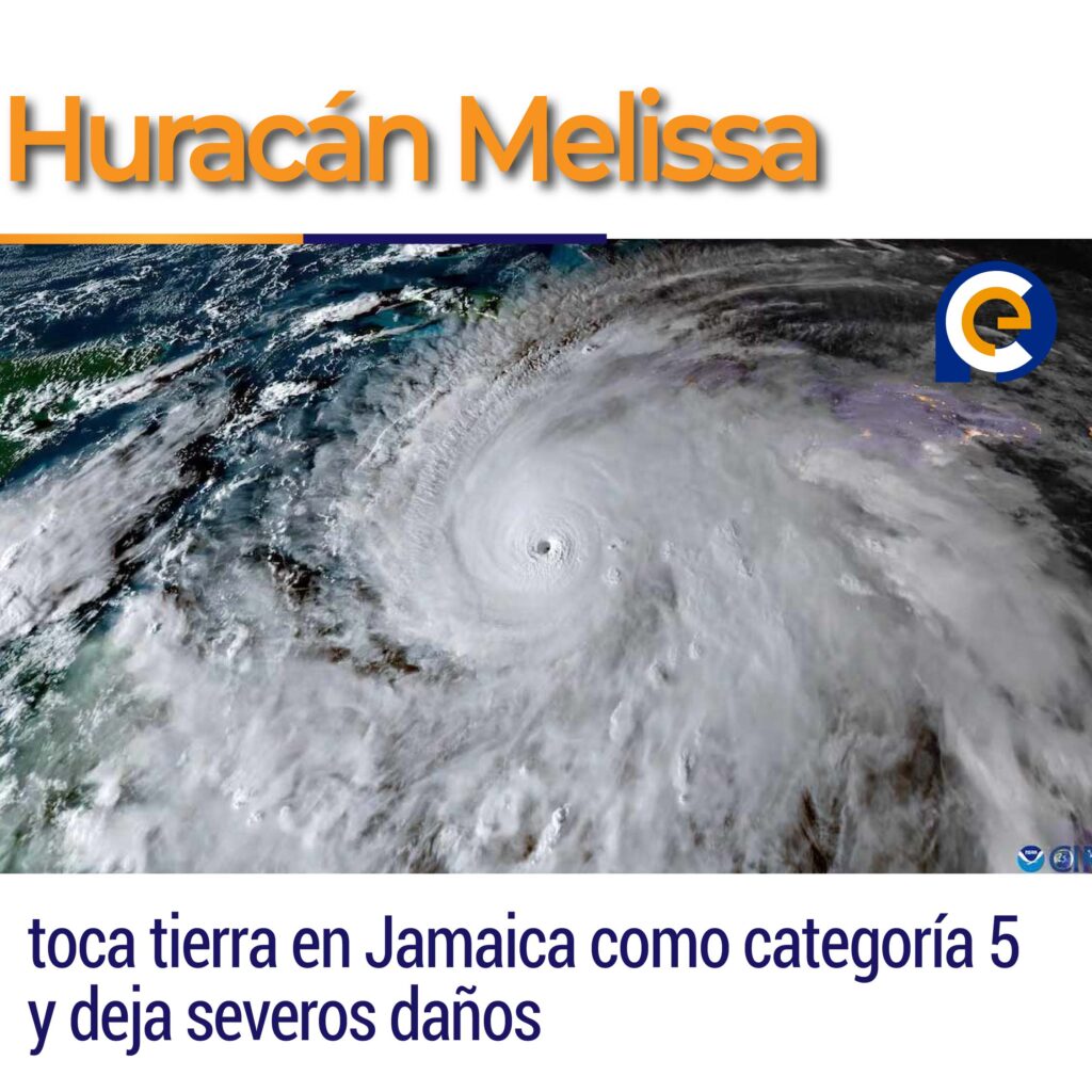 Huracán Melissa toca tierra en Jamaica como categoría 5 y deja severos daños