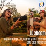 LG xboom llega con Stage 301, Bounce y Grab: potencia para cada momento