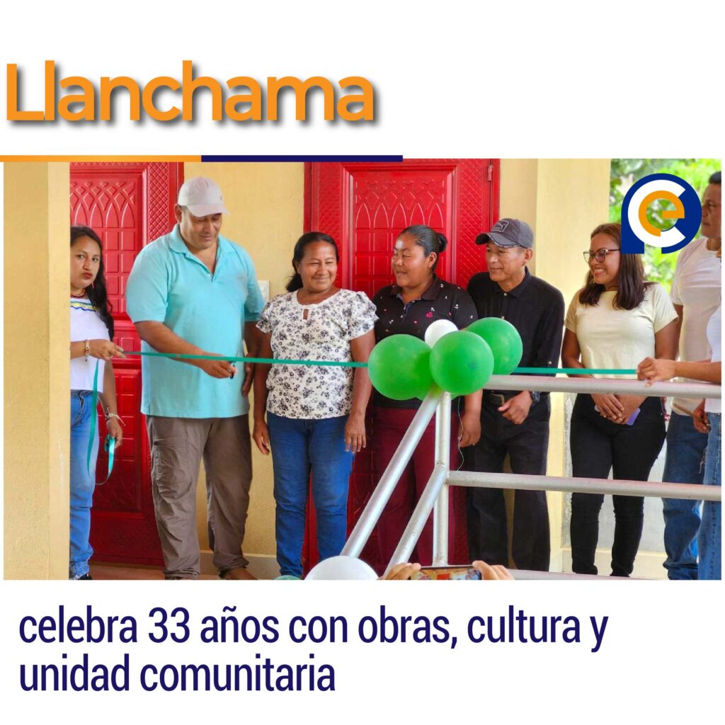 Llanchama celebra 33 años con obras, cultura y unidad comunitaria