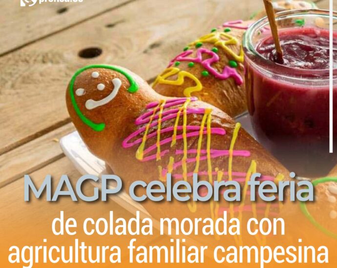 MAGP celebra feria de colada morada con agricultura familiar campesina