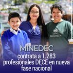 MINEDEC contrata a 1.283 profesionales DECE en nueva fase nacional
