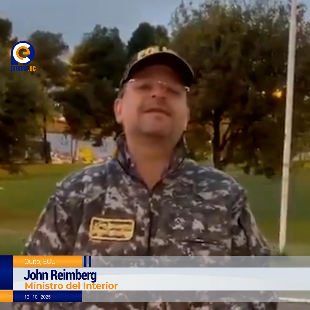 Quito recupera la normalidad: el mensaje del ministro Reimberg a los ecuatorianos