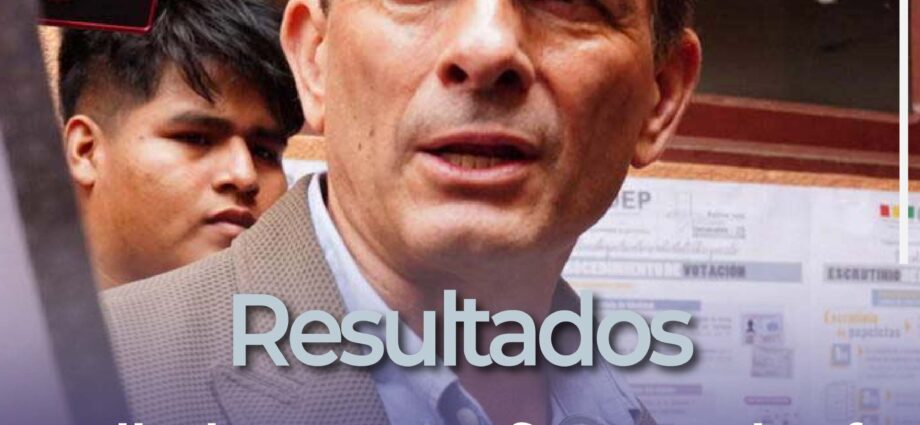 Resultados preliminares confirman triunfo de Paz en Bolivia