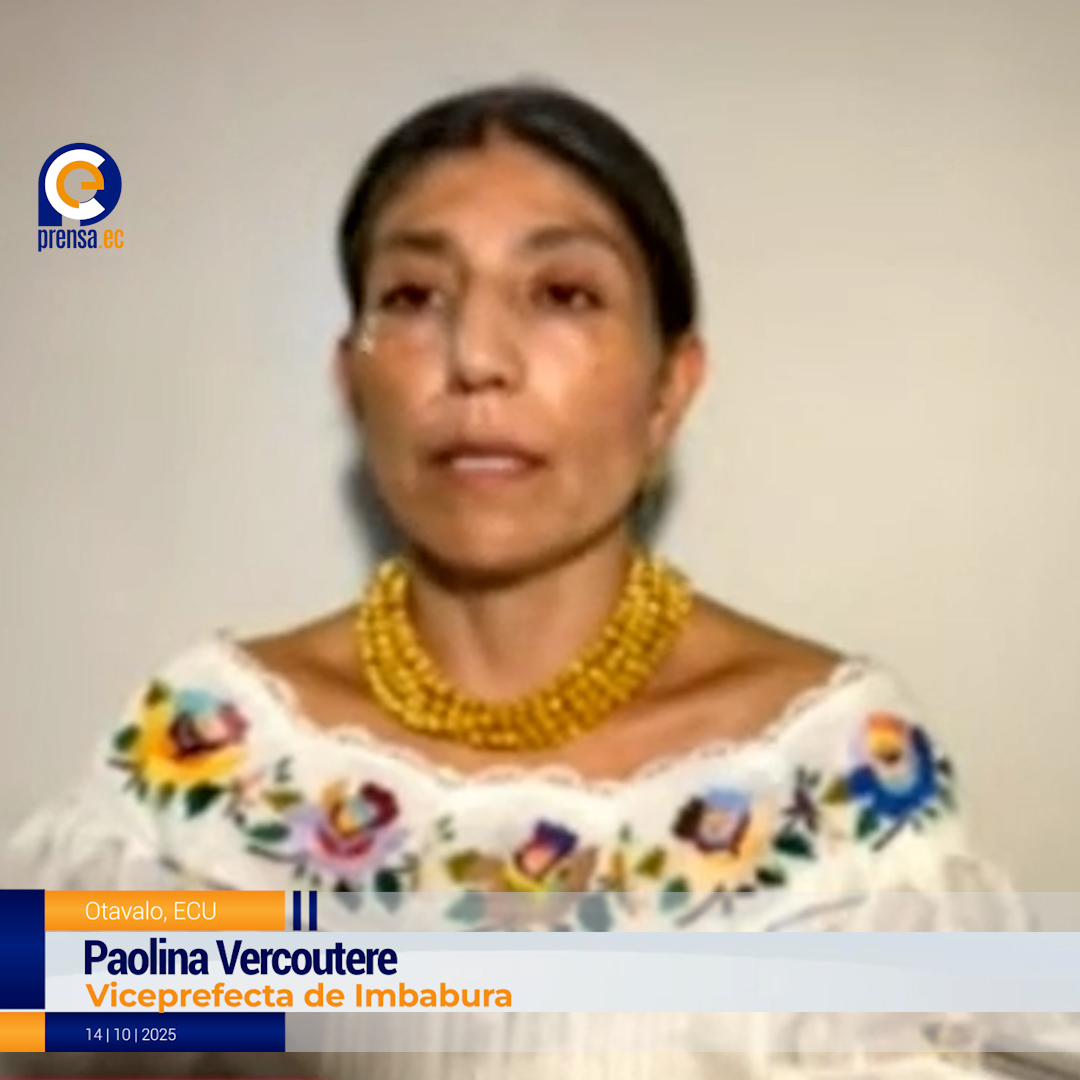 Viceprefecta denuncia represión y racismo en Imbabura