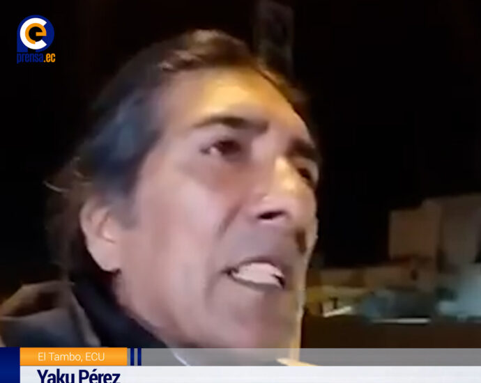 Yaku Pérez denuncia detenciones arbitrarias en Cañar sin pruebas