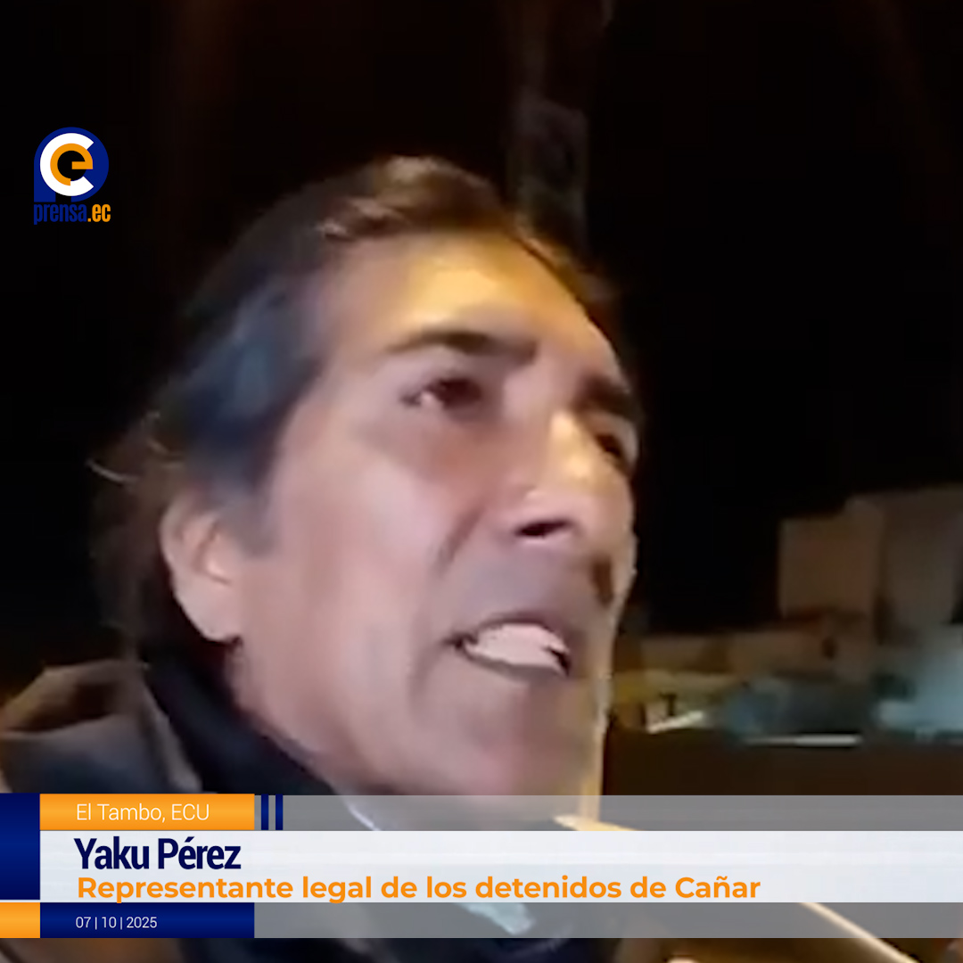 Yaku Pérez denuncia detenciones arbitrarias en Cañar sin pruebas