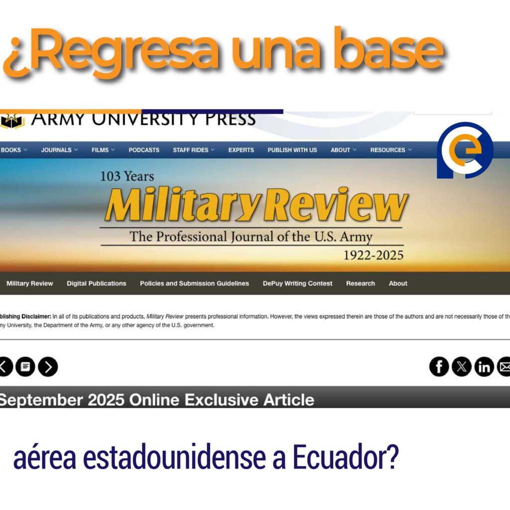 ¿Regresa una base aérea estadounidense a Ecuador?