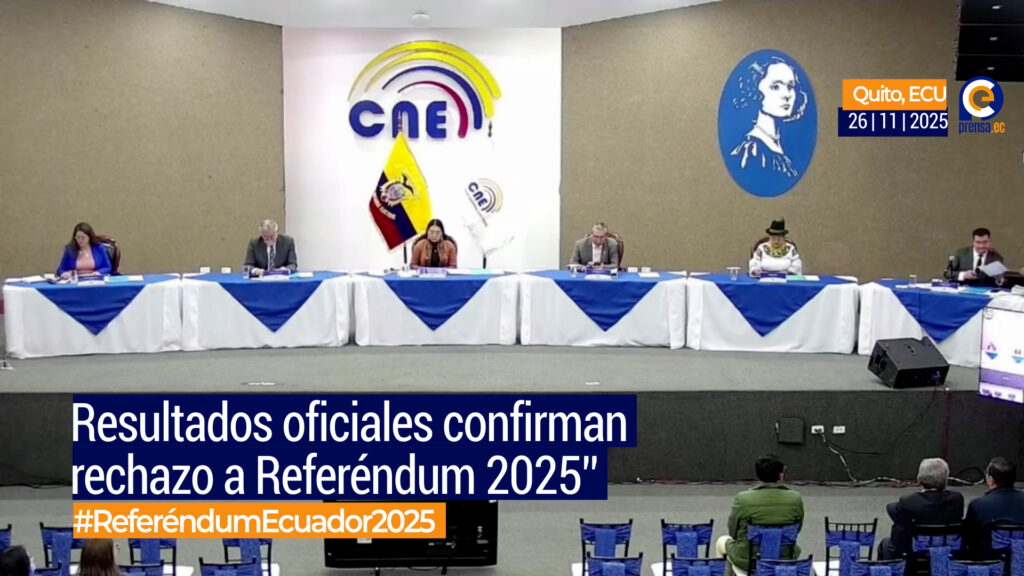 CNE aprobó resultados definitivos del Referéndum y Consulta Popular 2025