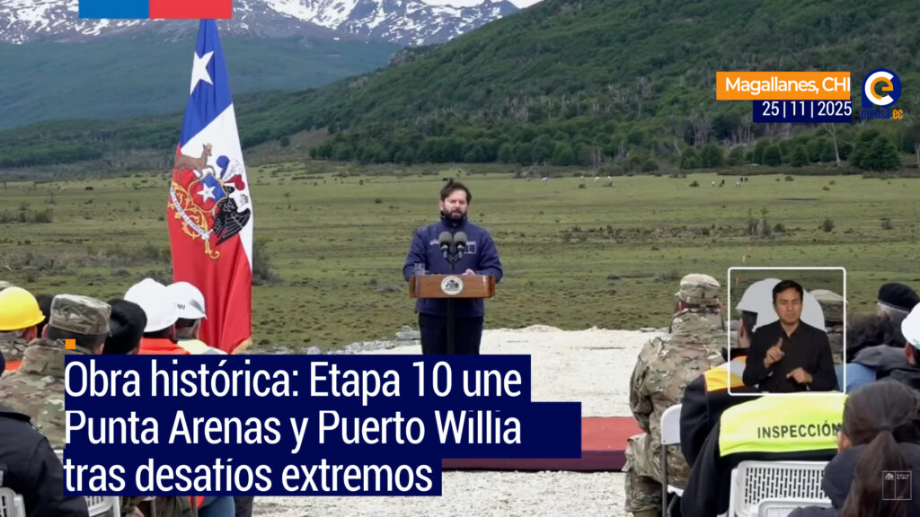 Chile avanza en la carretera más austral del mundo con etapa 10 de ruta Vicuña-Yendegaia