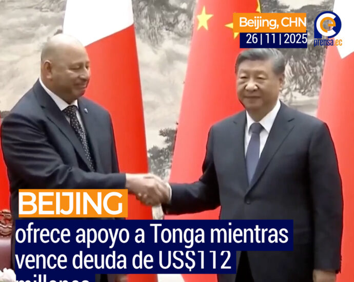 China promete nuevas inversiones a Tonga mientras se aproxima vencimiento de deuda