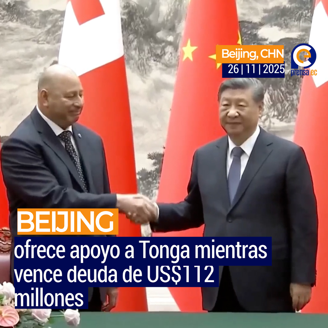 China promete nuevas inversiones a Tonga mientras se aproxima vencimiento de deuda