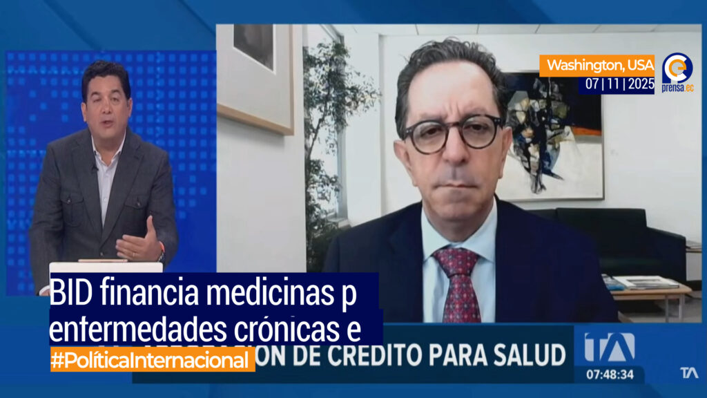 Ecuador recibirá USD 250 millones del BID para fortalecer salud pública