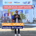Ecuador lanza ‘Casa U’, residencias universitarias para reducir deserción estudiantil