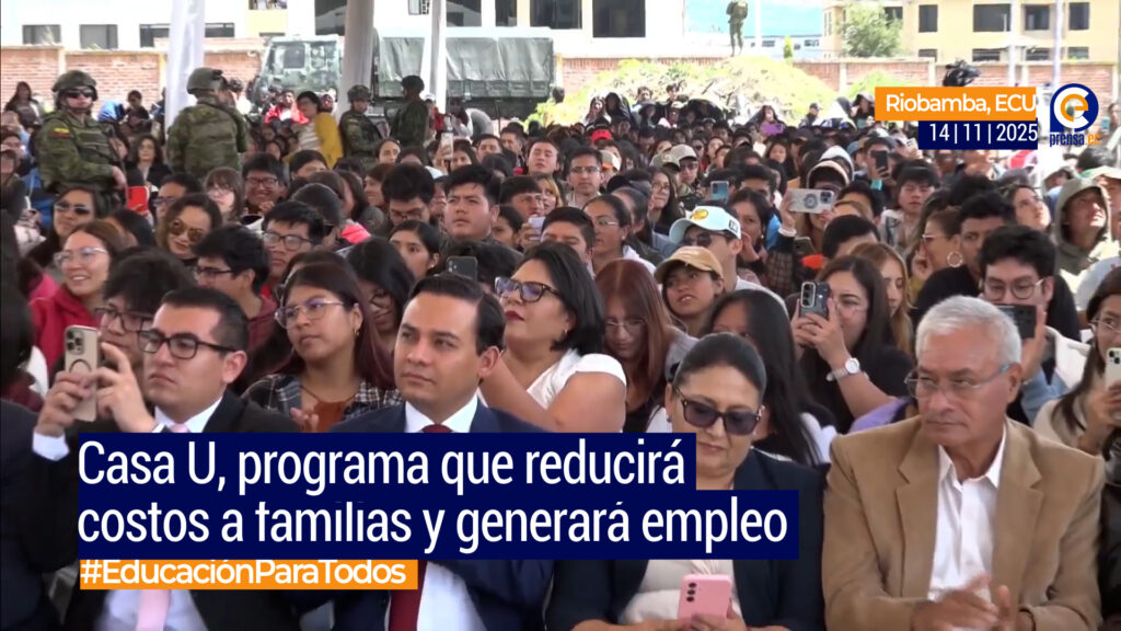 Ecuador lanza ‘Casa U’, residencias universitarias para reducir deserción estudiantil