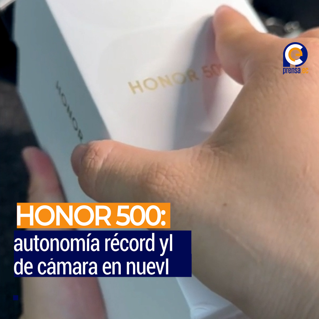 HONOR lanzará los HONOR 500 el 24 de noviembre con batería de 8.000 mAh