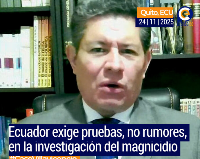 ¿Lasso involucrado en el asesinato de Villavicencio?
