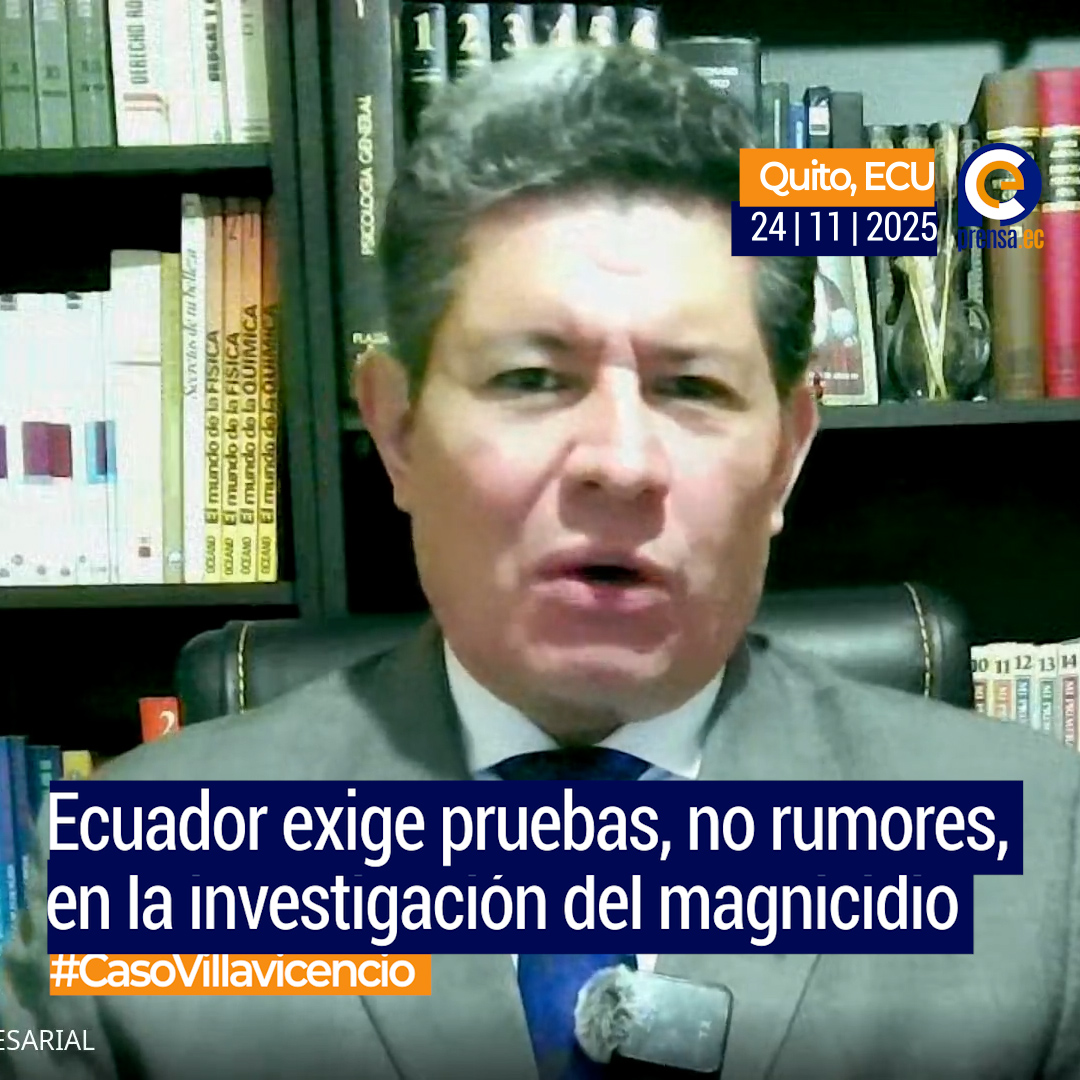 ¿Lasso involucrado en el asesinato de Villavicencio?