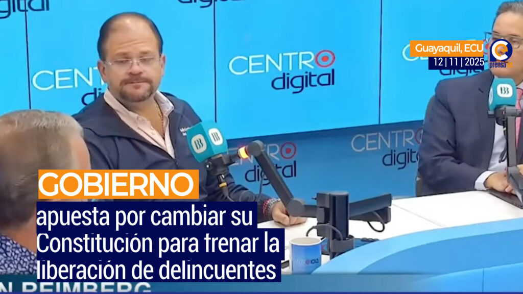 Ministro Reimberg defiende cárcel El Encuentro como giro en seguridad ecuatoriana