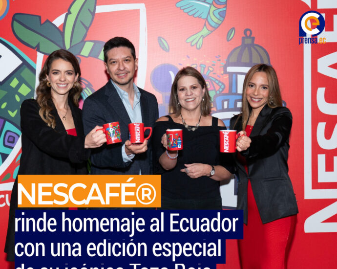 NESCAFÉ® rinde homenaje al Ecuador con una edición especial de su icónica Taza Roja inspirada en el arte y la diversidad del país